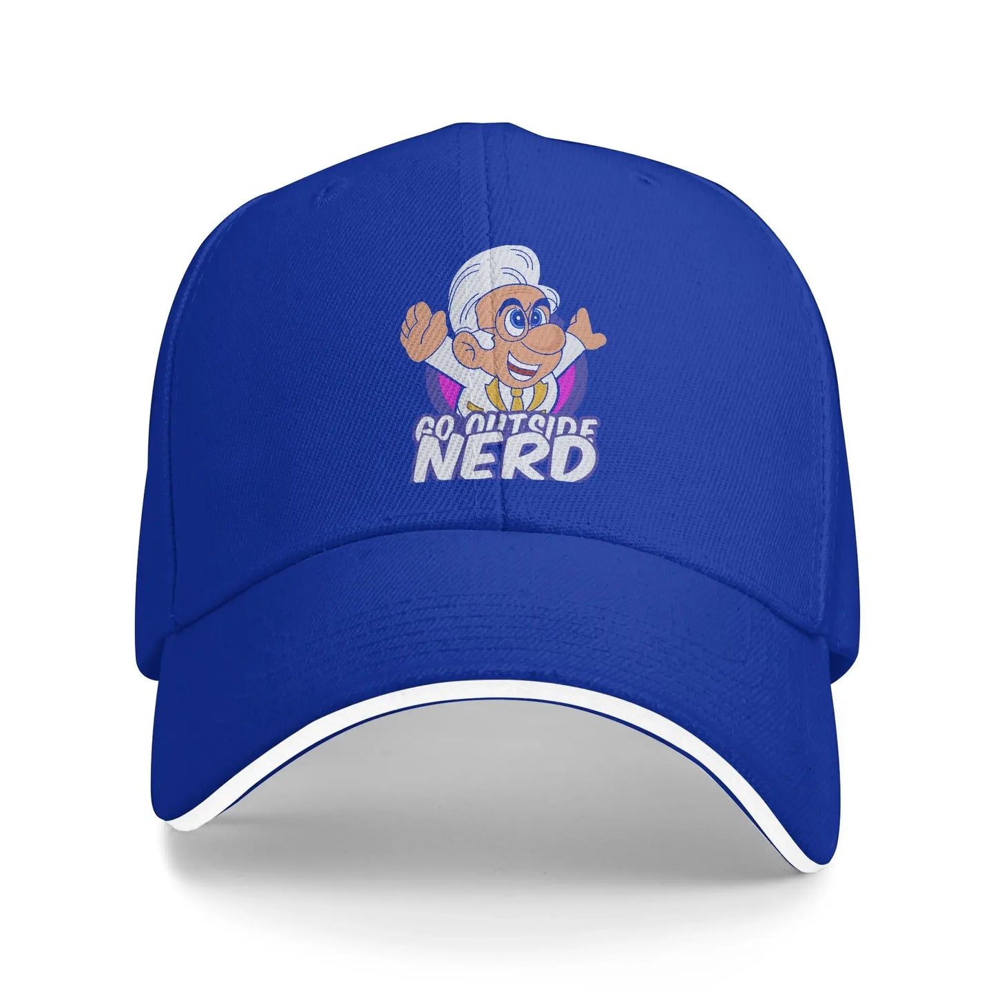 Go Outside Nerd Baseball Cap