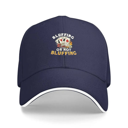 Bluffing Or Not Fashion Luxury Baseball Cap