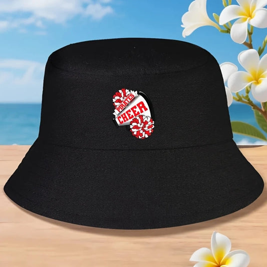 Retro Y2K Cheerleading Lettering Bucket Hat