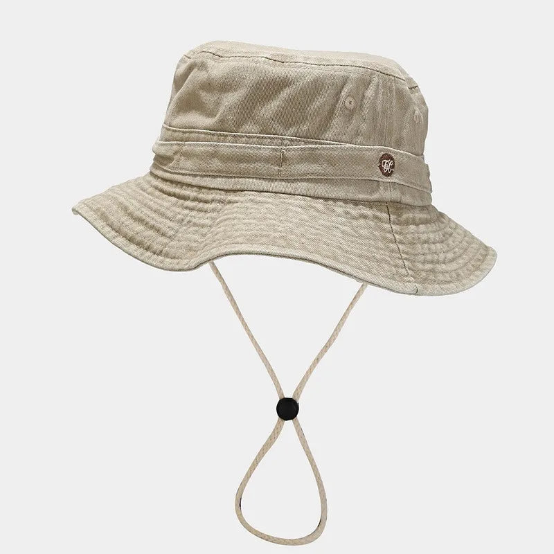 Cotton Solid Color Bucket Hat
