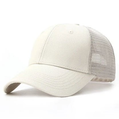 Big Head Man Baseball Caps Summer Mesh Plus