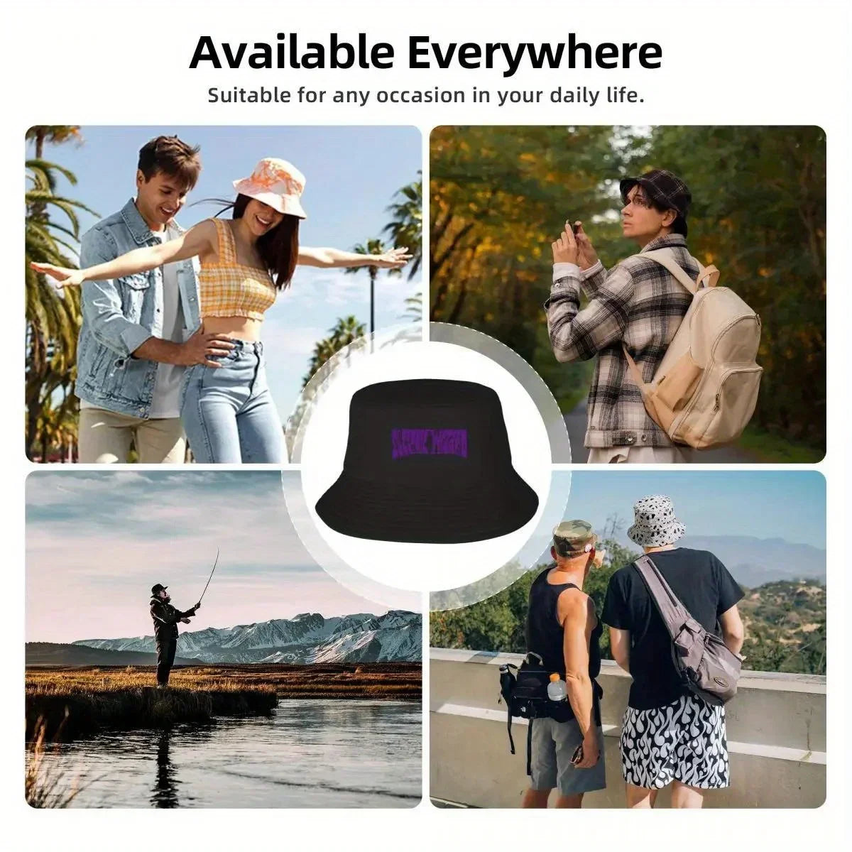 Classic Hip Hop Streetwear Casual Bucket Hat
