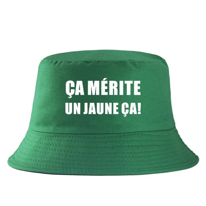Funny French Slogan Reversible Bucket Hat Unisex