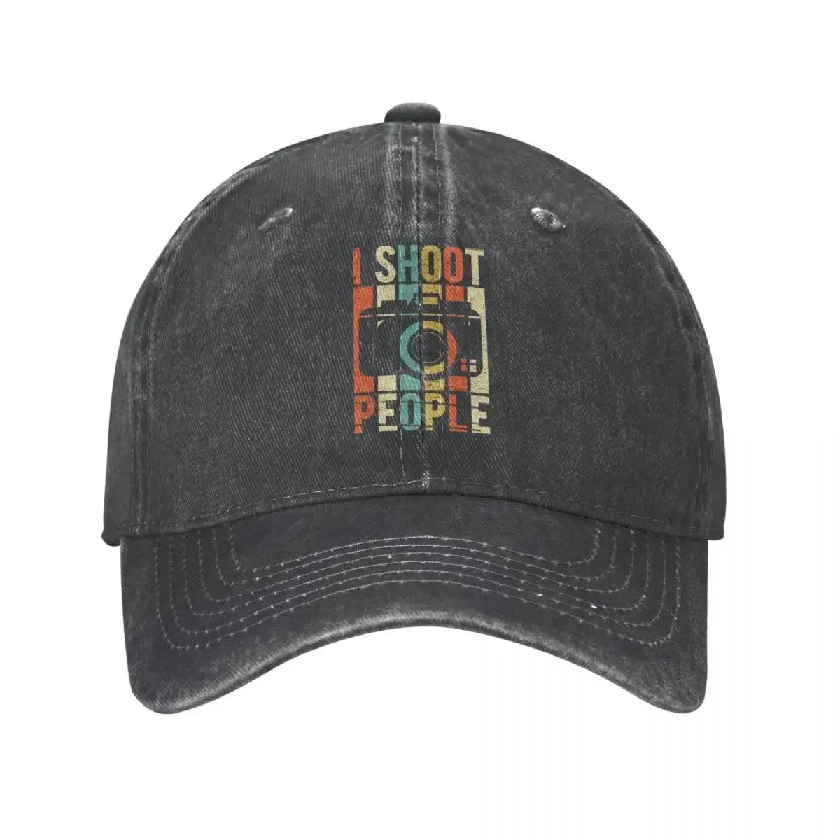 Vintage Photographer Distressed Baseball Cap