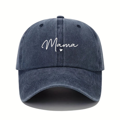 Mom Loves Patterned Printed Baseball Caps