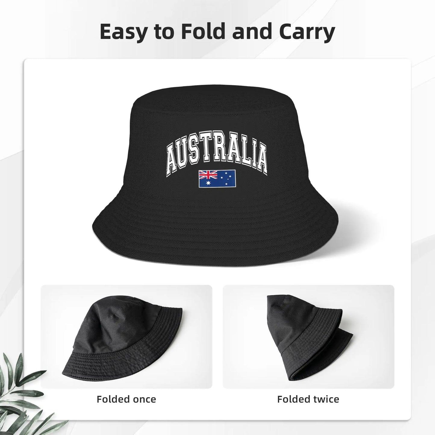 Summer Panama Cap Australia Bucket Hat