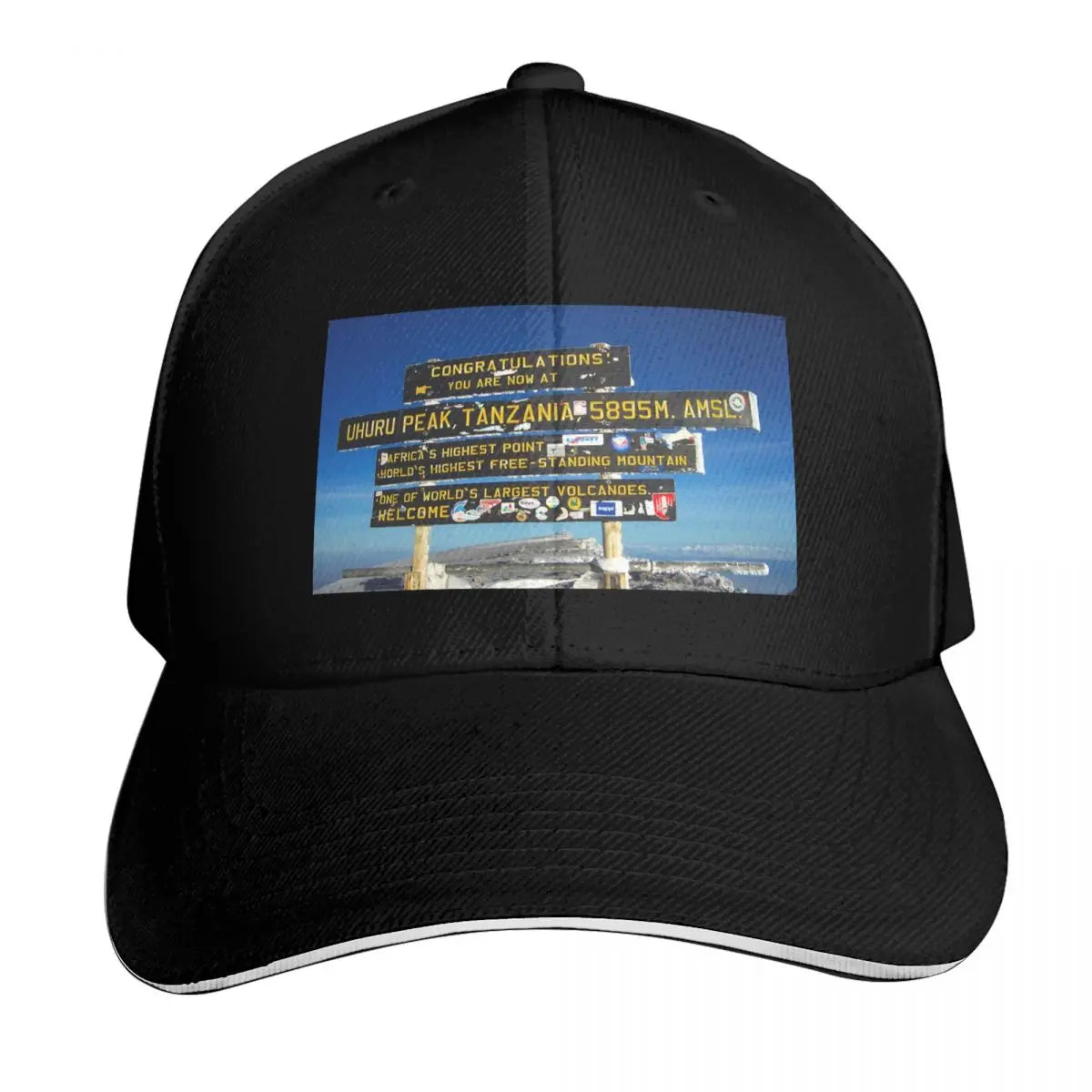 Mount Kilimanjaro Height Adjustable Baseball Cap