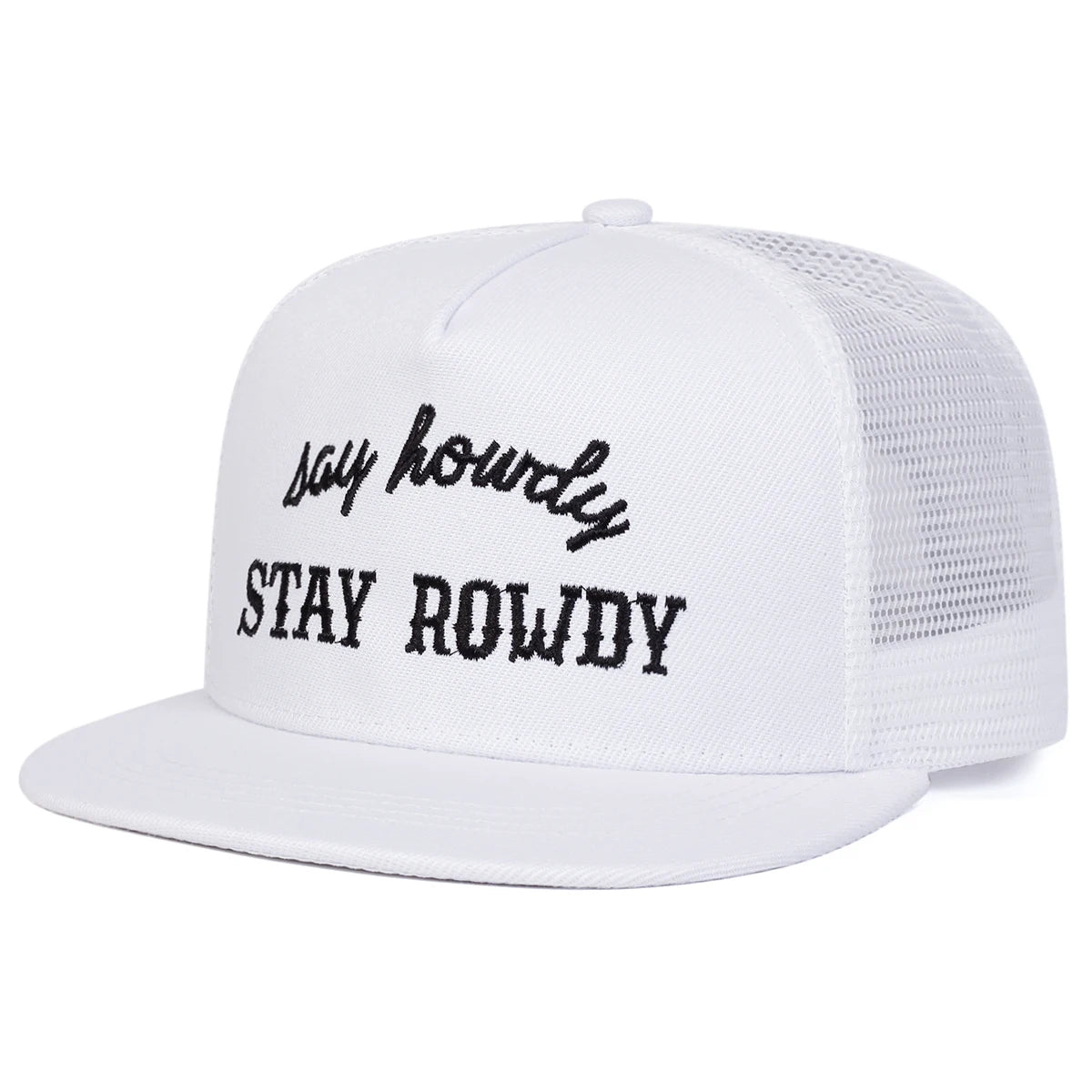Unisex Embroidery Hip- Hop Net Hats Spring Summer Outdoor