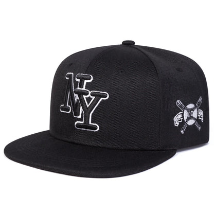 NY Embroidered Hip Hop Snapback Cap
