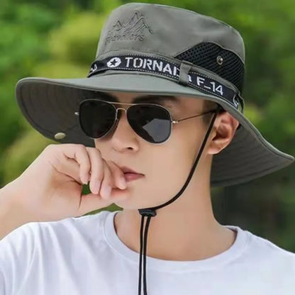 Wide Brim Outdoor Sun Protection Bucket Hat
