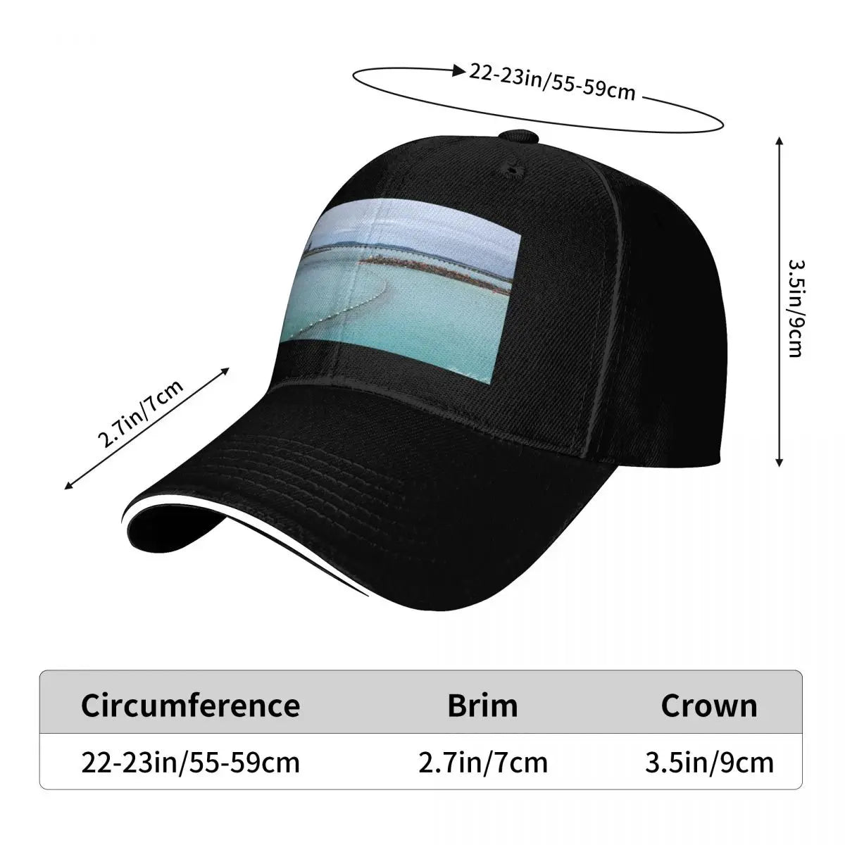 Tuncurry Rock Pool 201 Curved Brim Baseball Cap