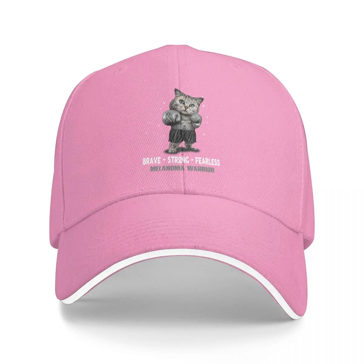Melanoma Warrior Fearless Baseball Cap Design