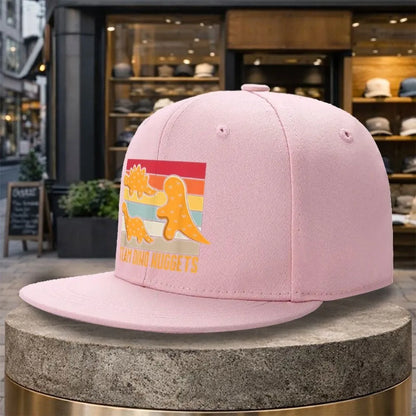 Team Dino Nuggets Retro Sunset Snapback Cap