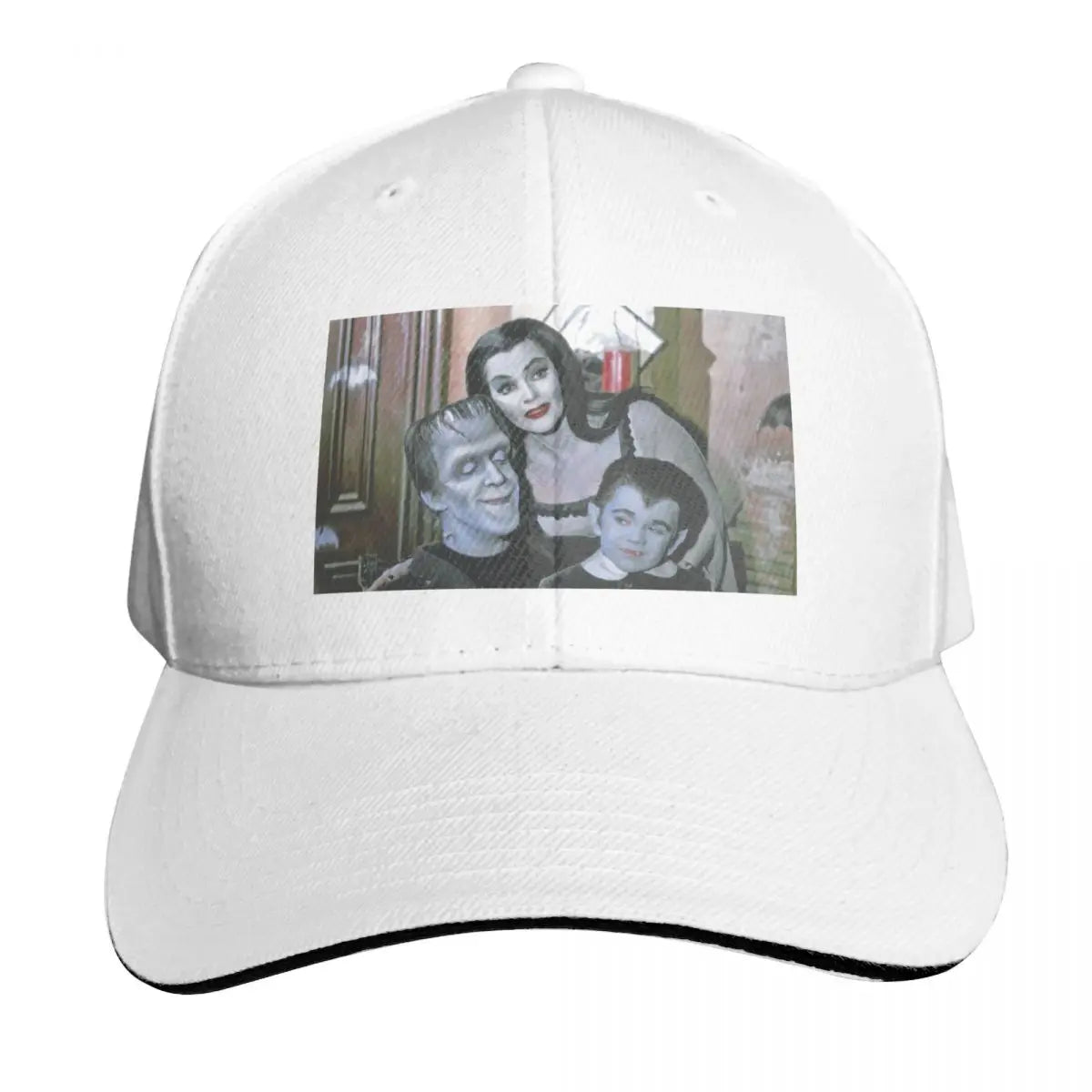 Herman Lily And Eddie Munster Graphic Baseball Cap