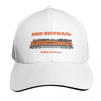 BNSF EMD SD70ACe Drawings Cotton Twill Baseball Cap
