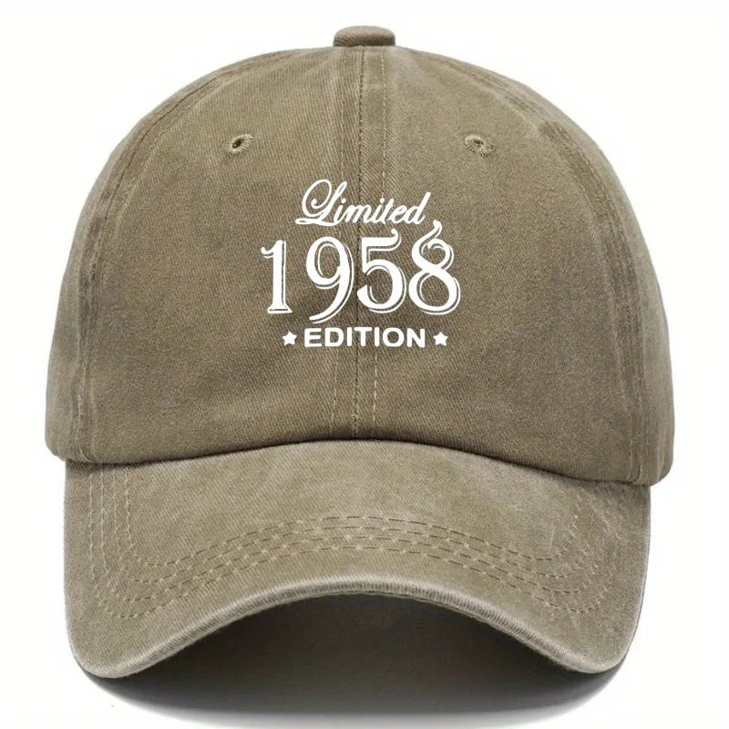 49.73 Meter Washed Letter Baseball Cap