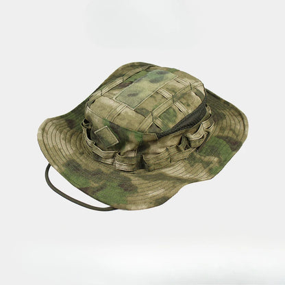 Tactical Square Pocket Outdoor Fishing Bucket Hat