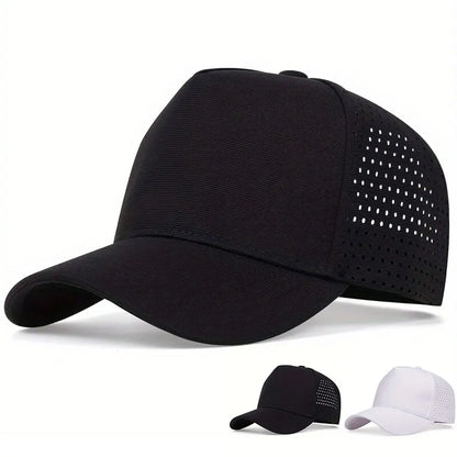 Unisex Solid Color Breathable Baseball Caps Spring And Summer