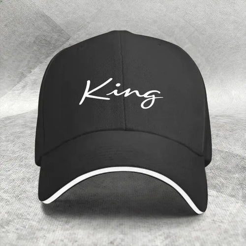King Script Cotton Baseball Cap