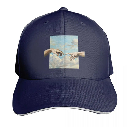 Touch The God Creation Of Adam UPF 50+ Baseball Cap