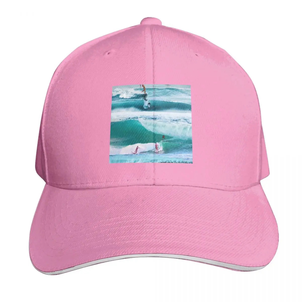 Happiness Comes In Waves Cotton Twill Baseball Cap