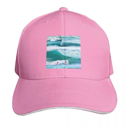 Happiness Comes In Waves Cotton Twill Baseball Cap