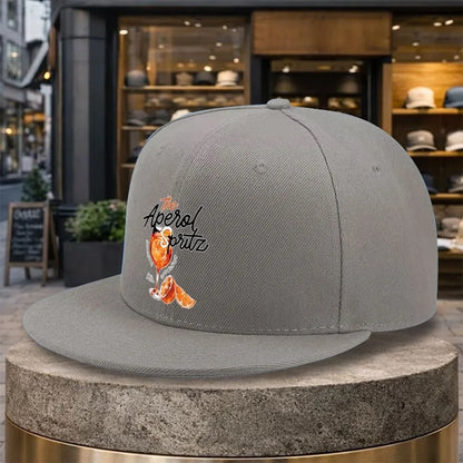 Aperol Spritz Cocktail Street Style Snapback Cap