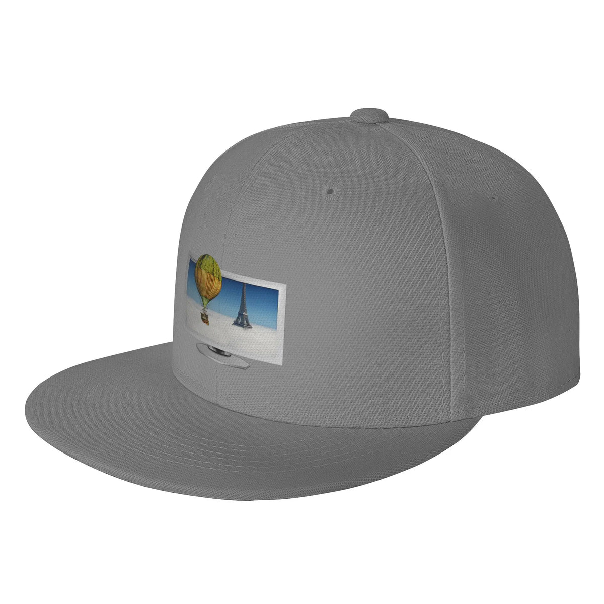 Fashion 3D TV Commuting Snapback Cap