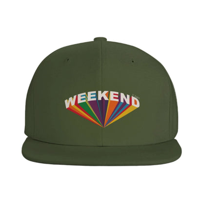 Weekend Rainbow Prism Snapback Cap Hat