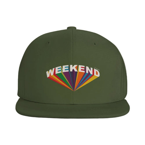 Weekend Rainbow Prism Snapback Cap Hat