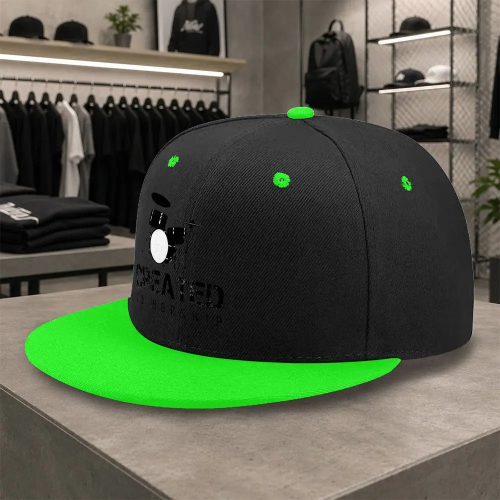 New Jazz Drum Worship Theme Unisex Cap