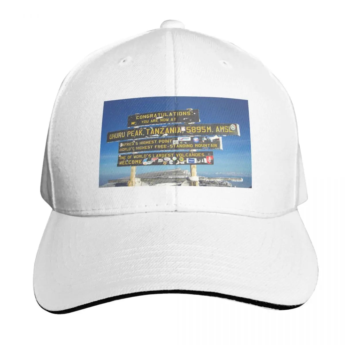 Mount Kilimanjaro Height Adjustable Baseball Cap