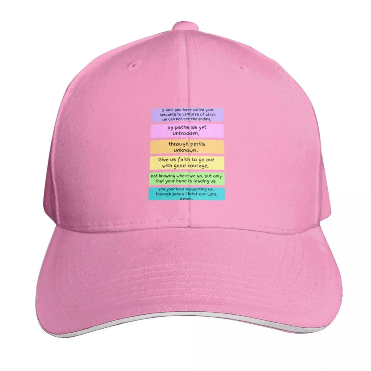 Prayer Of Good Courage Cotton Twill Snapback Baseball Cap