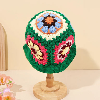 Rainbow Flower Mandala Bucket Hat