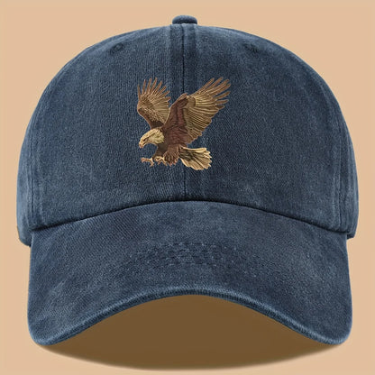 Eagle Print Outdoor Baseball Cap