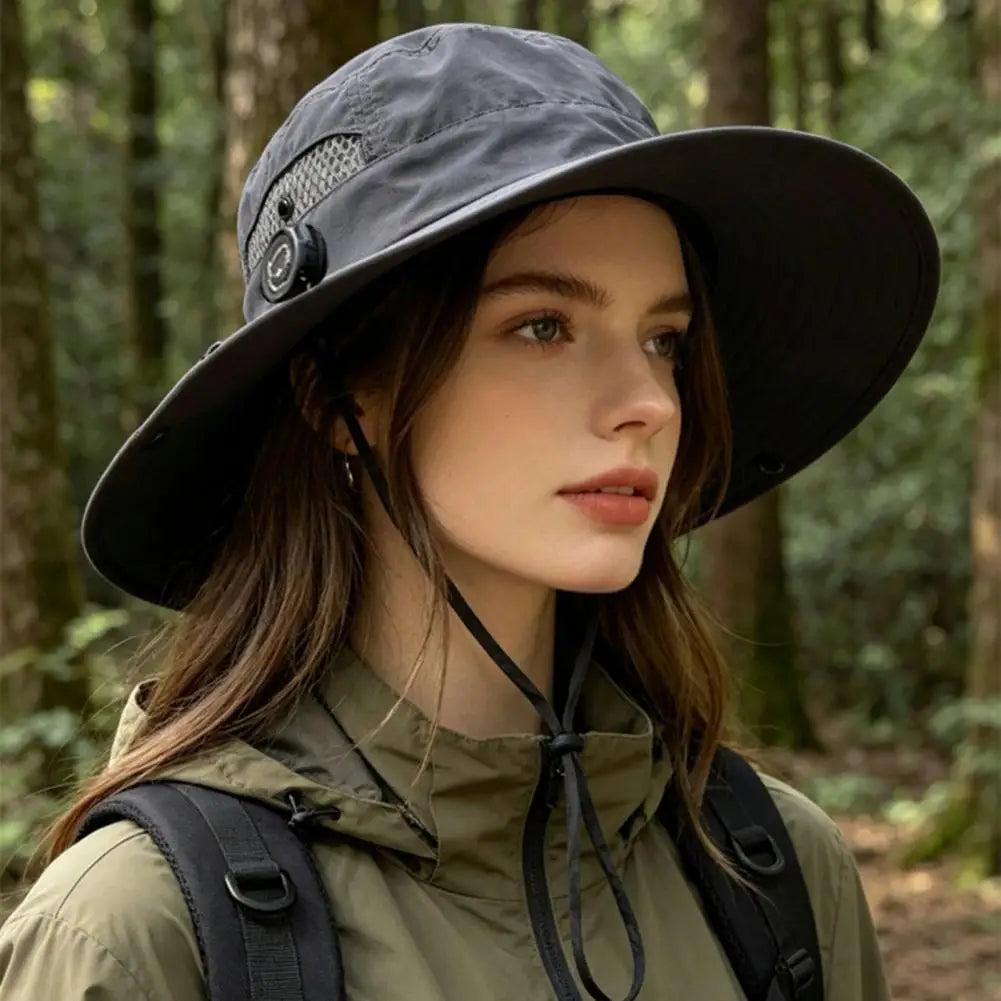 Quick-Dry Breathable Mesh Bucket Hat