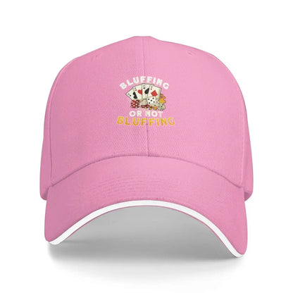 Bluffing Or Not Fashion Luxury Baseball Cap