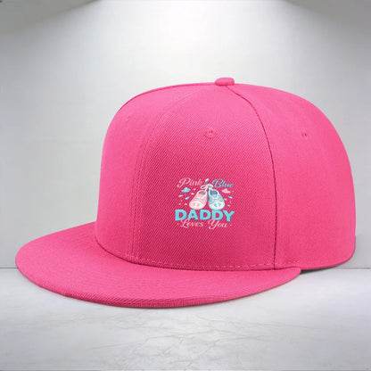 1pc Daddy Loves You Pattern Printed Cap