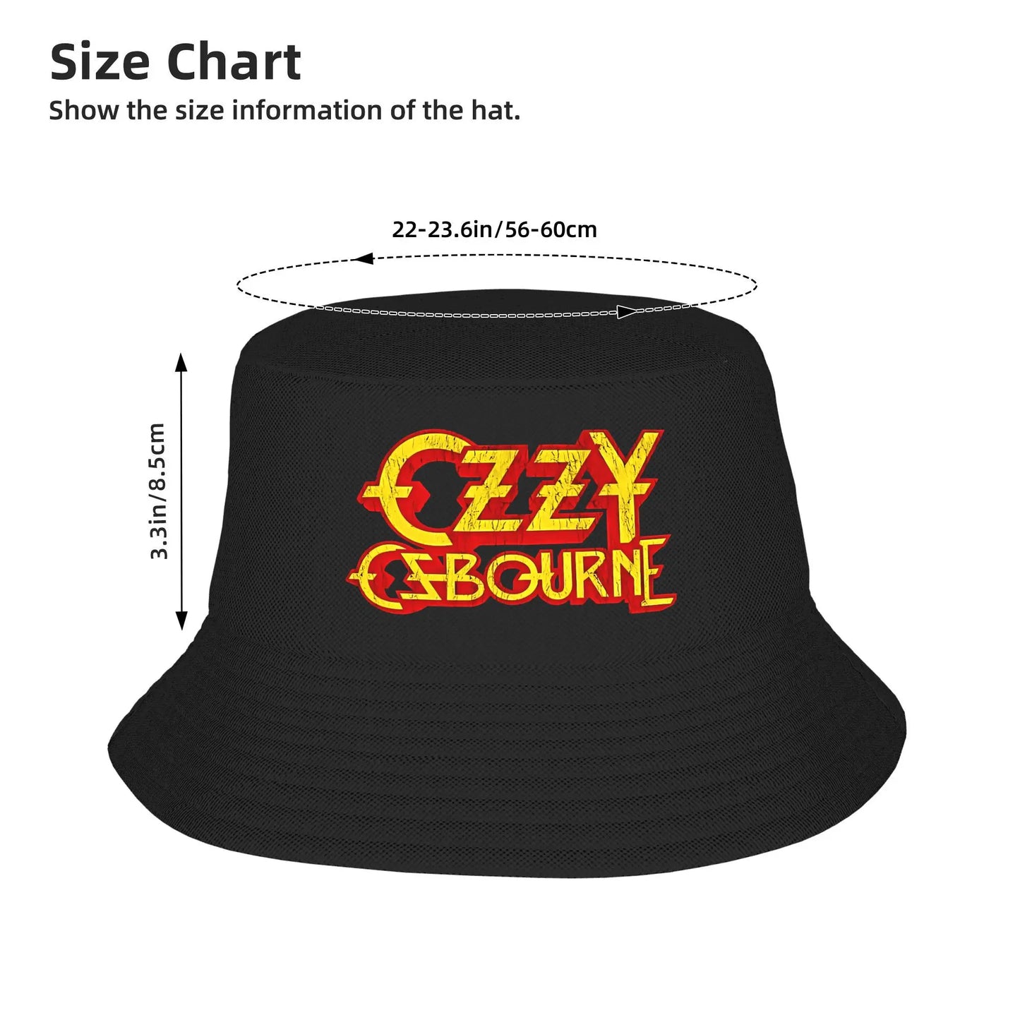 Ozzys Osbournes Bucket Hat Summer
