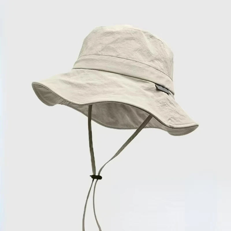 Summer Solid Color Sun Hats Outdoor Fishing Cap