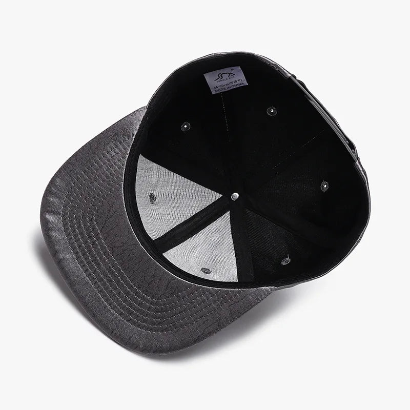 Custom Logo Hard Crown Adjustable Unisex Hip-Hop Snapback Cap