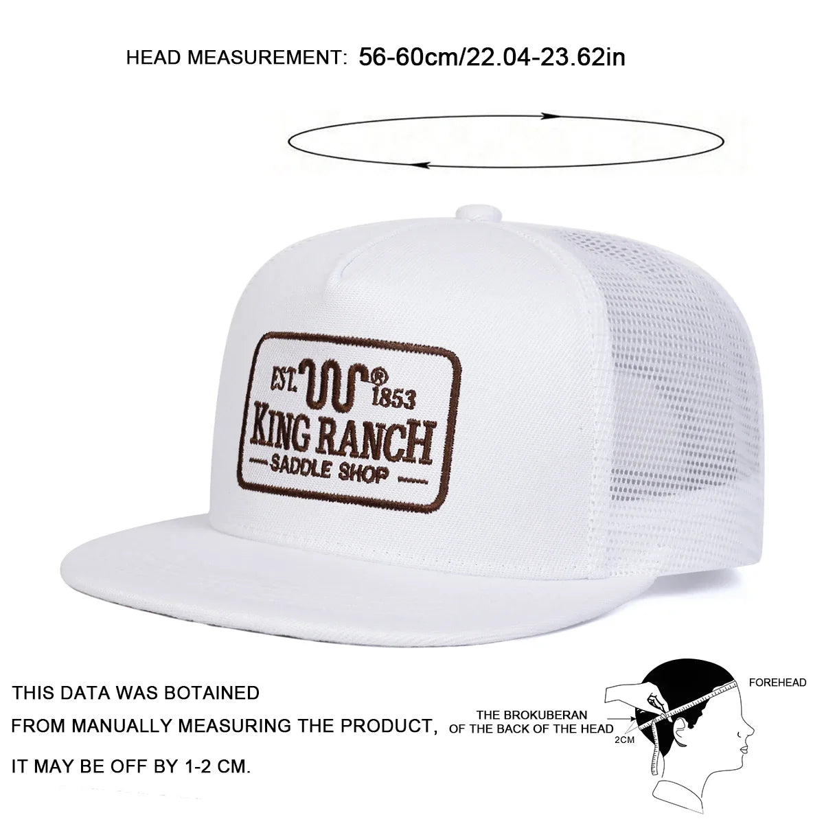 KING RANCH Embroidery Outdoor Snapback Cap