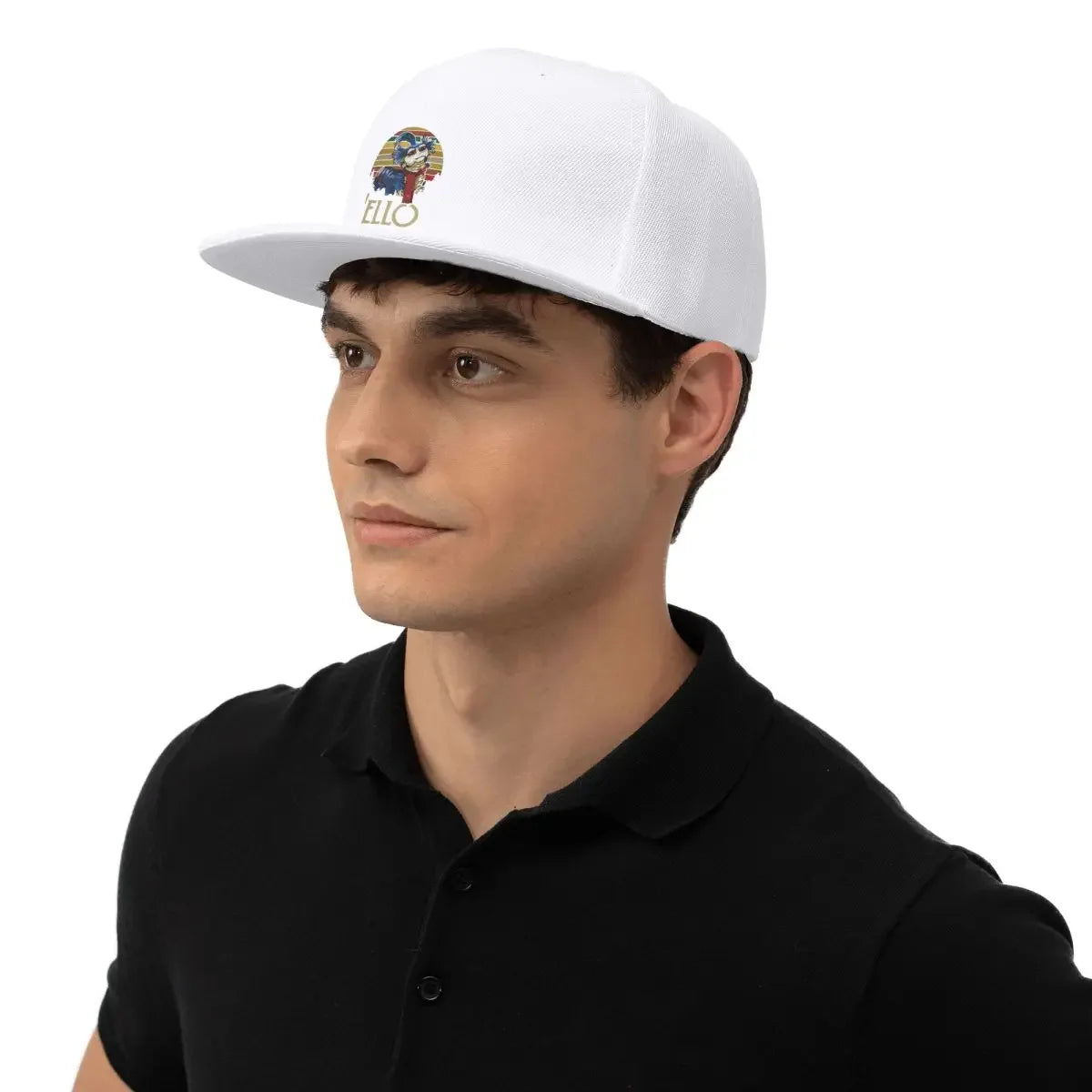 Labyrinth Worm Retro Snapback Cap Hat