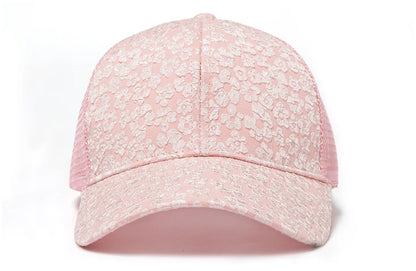 New Print Mesh Caps Fashion Women Baseball Cap