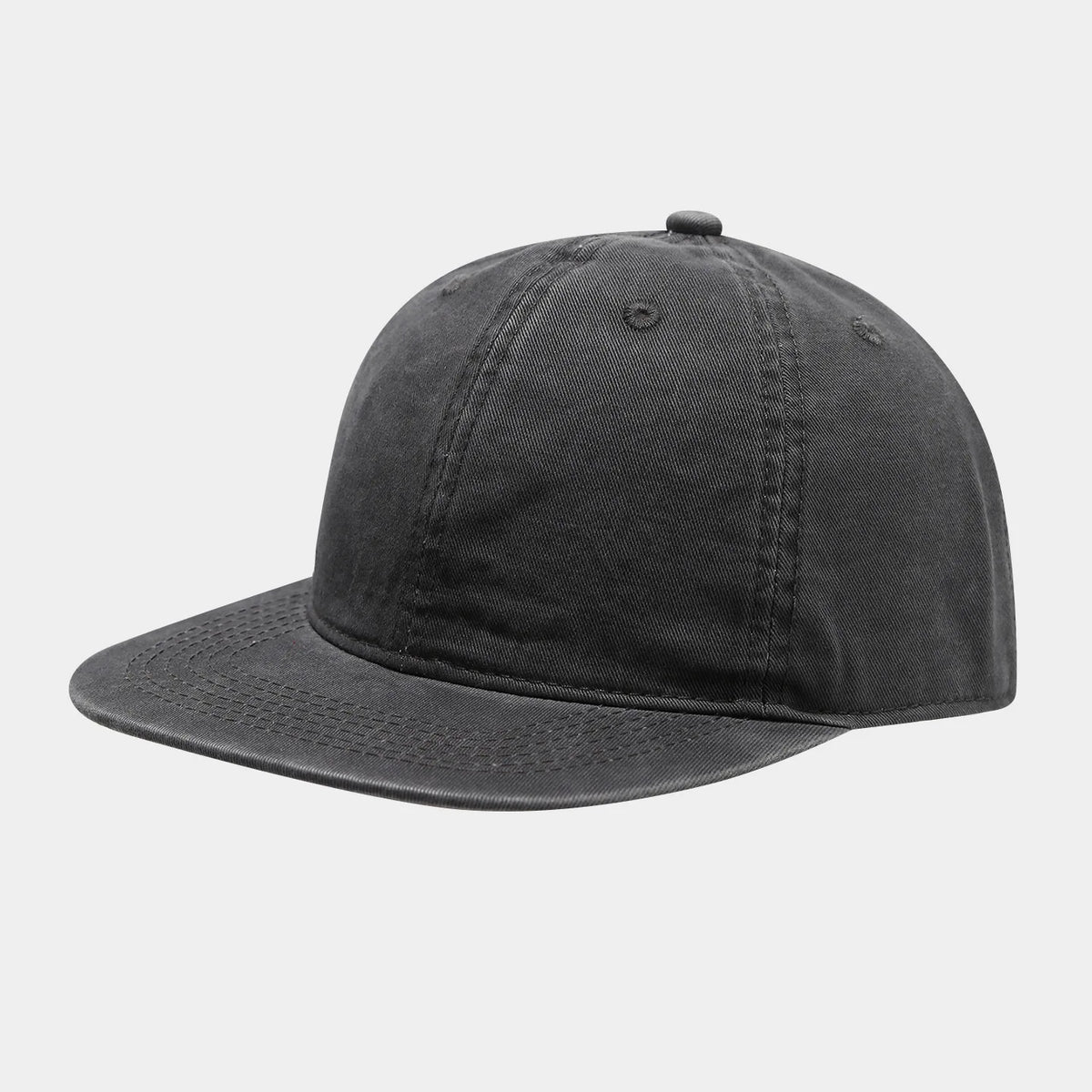 Custom Logo Washed Solid Color Hip-Hop Snapback Cap
