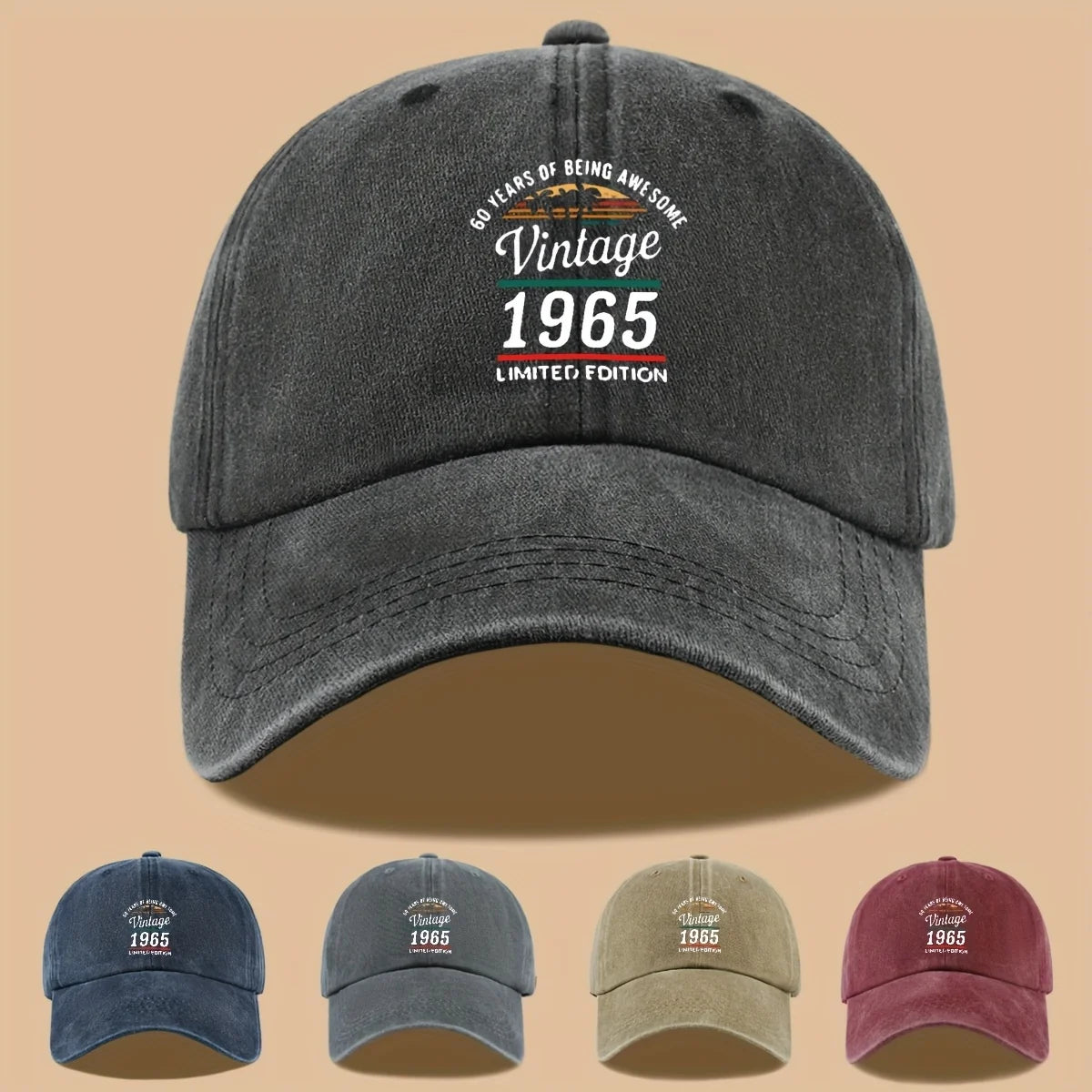 Vintage 1965 Limited Edition Baseball Cap