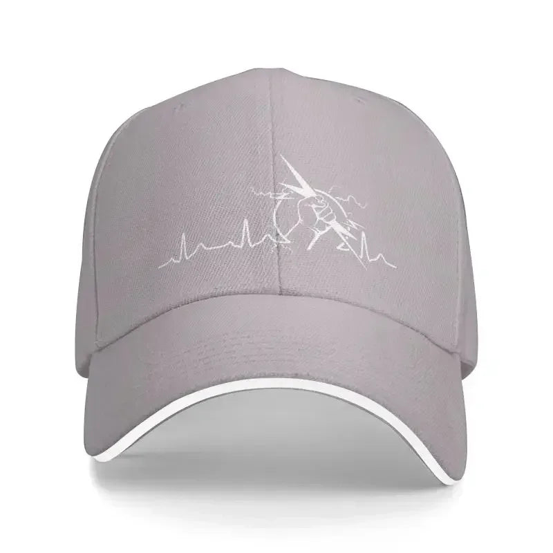 Electrician Heartbeat Punk Baseball Cap