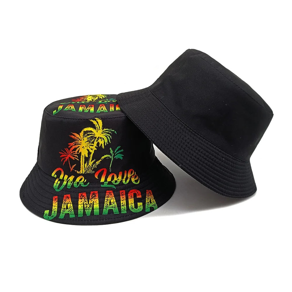 JANAICA One Love Print Bucket Hat Unisex