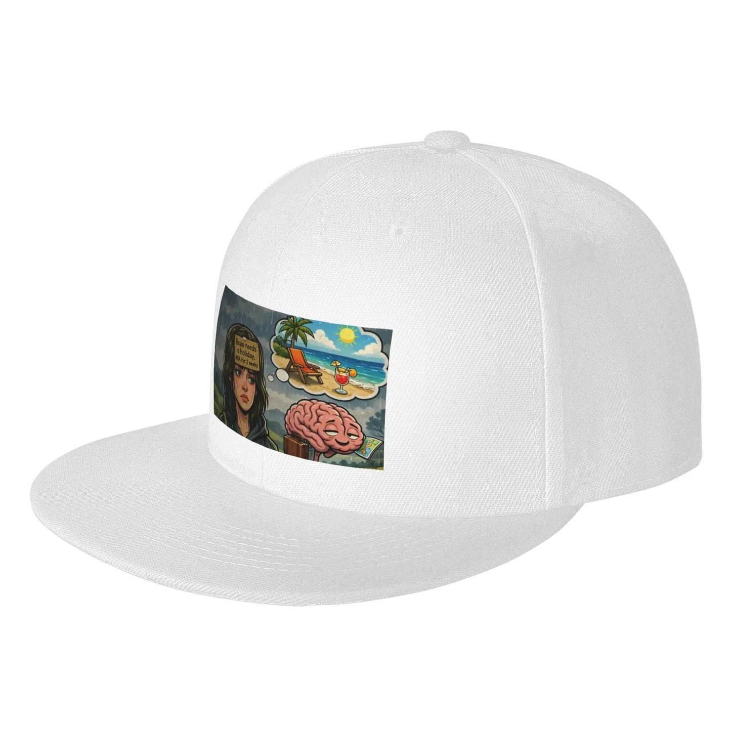 Mentally Checked Out Snapback Cap