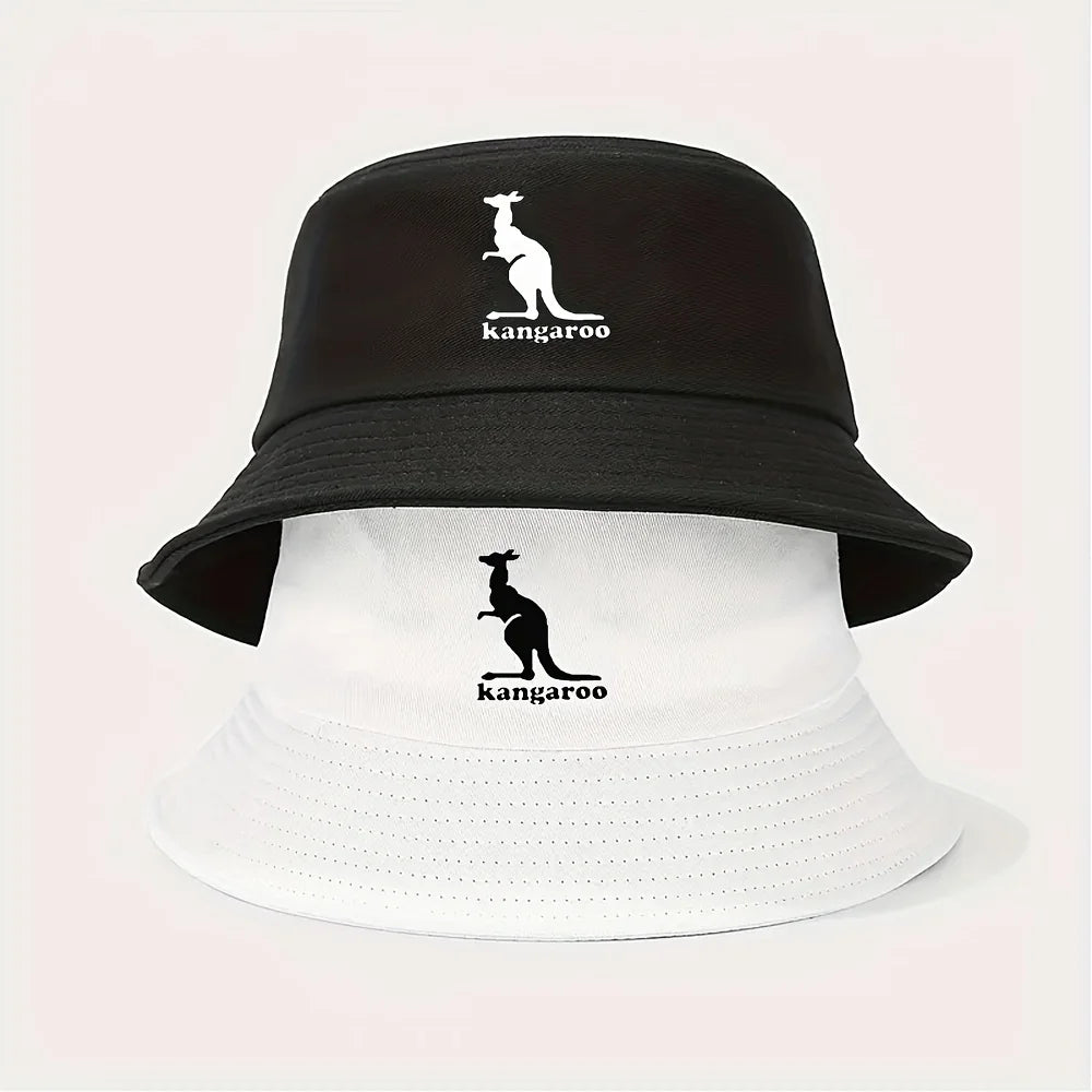 Goodvery Animal Kangaroo Pattern Printed Fisherman Hat